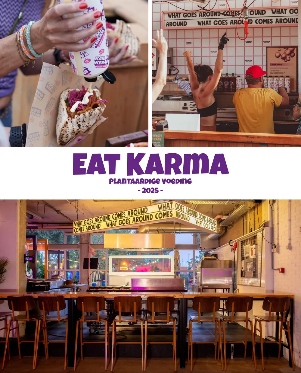 Poster van Eat Karma